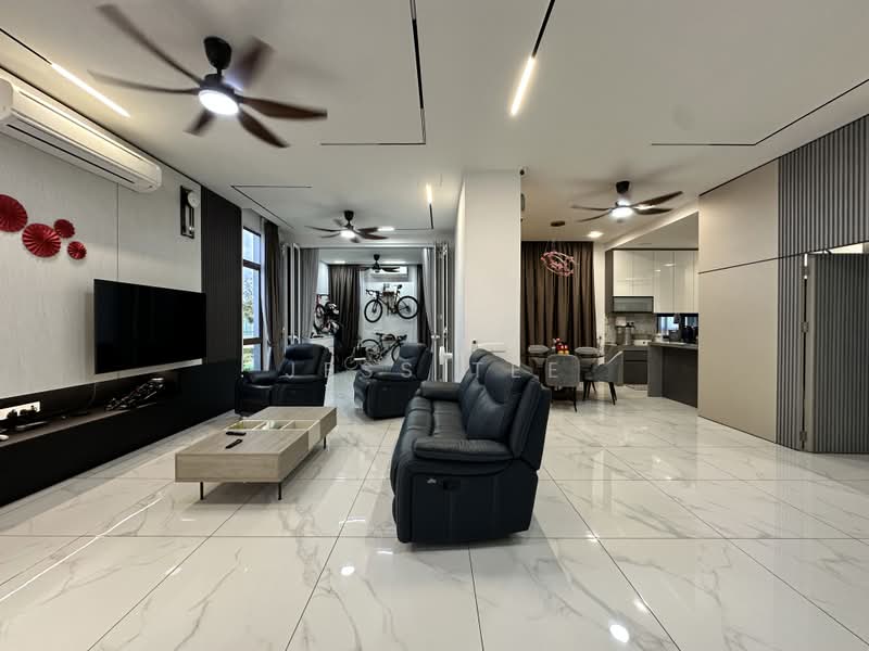 Semi-Detached House for Sale in Setia Alam (Selangor) - Jess Tee - Living Room - PropertyGuru.com.my