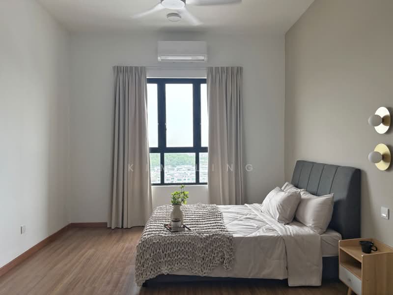 Service Residence for Rent at Zentro Residences Serviced Apartment - Kim Ling - Master Bedroom - PropertyGuru.com.my