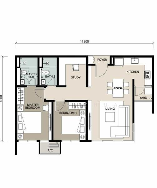 Kediaman Servis untuk Dijual di Cantara Residences - Soon Jie Chua - PropertyGuru.com.my