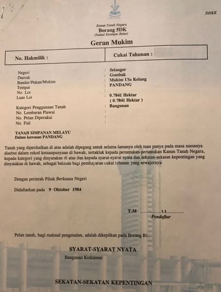 Tanah Kediaman untuk Dijual di Taman Melawati (Ulu Kelang) - DANIEL . - PropertyGuru.com.my