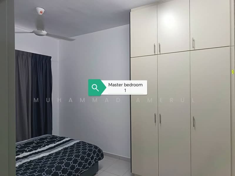 Pangsapuri untuk Disewa di Idaman Abadi - Muhammad Amerul - Master Bedroom - PropertyGuru.com.my