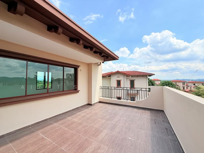 Bungalow for Sale in Diamond City (Semenyih) - Aizat Saifulrullah - Balcony - PropertyGuru.com.my