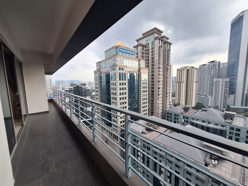 Kondominium untuk Dijual di 2 Hampshire - Alex Goh - Balcony - PropertyGuru.com.my
