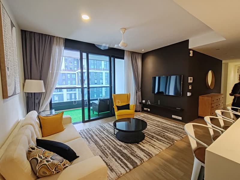 Kediaman Servis untuk Dijual di Arcoris Residences - David Lai - Living Room - PropertyGuru.com.my