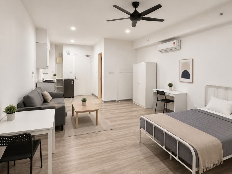 Servis Apartment untuk Disewa di Southlink - Jason Lee - Living Room - PropertyGuru.com.my