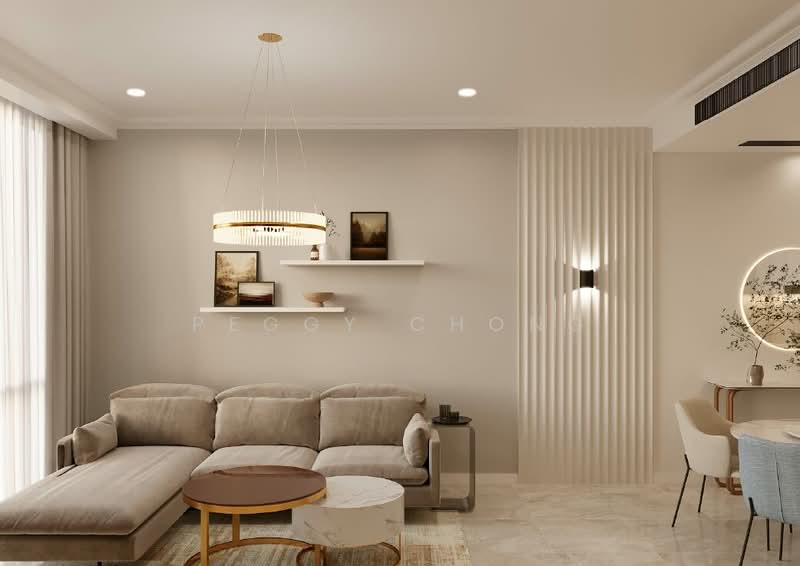 Service Residence for Rent at Jewel by Oxley KLCC - Peggy Chong - Living Room - PropertyGuru.com.my