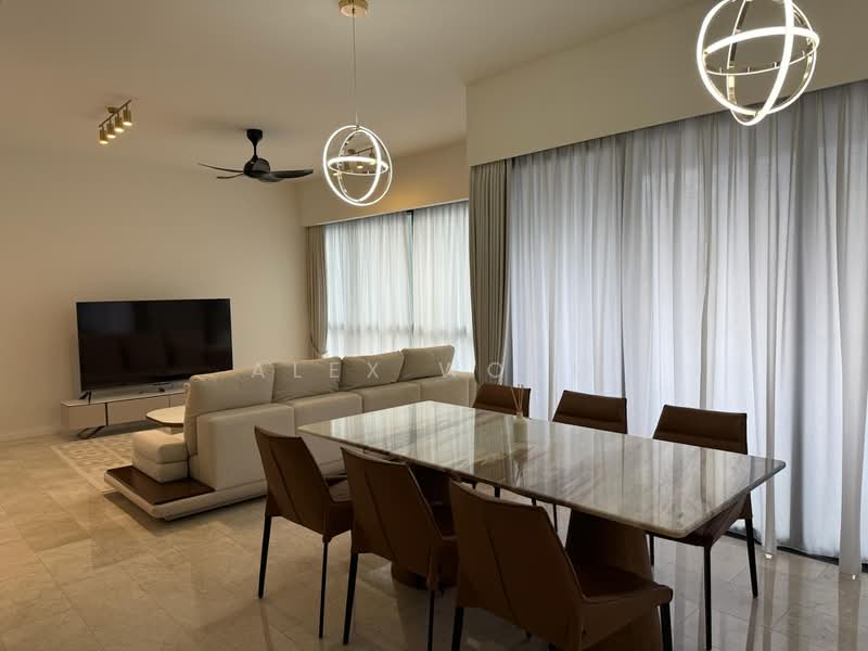 Service Residence for Sale at TRX Residences - Alex Wong - Living Room - PropertyGuru.com.my