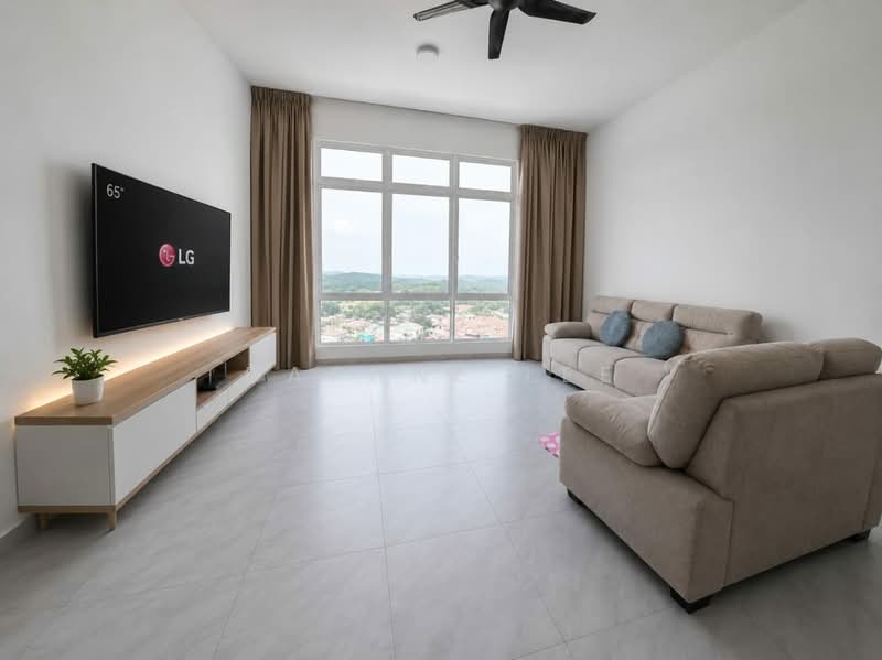 Service Residence for Rent at THE SENAI GARDEN (PANGSAPURI IMPIAN SENAI) - Daphne Lee - Living Room - PropertyGuru.com.my
