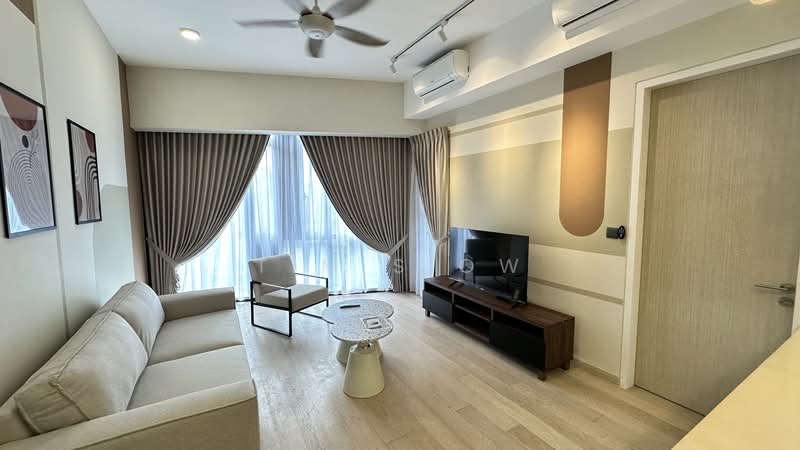 Servis Apartment untuk Disewa di Star Residences Two - Tim Siow - Living Room - PropertyGuru.com.my