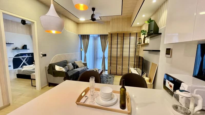 Service Residence for Sale at Star Residences One - Tim Siow - Living Room - PropertyGuru.com.my