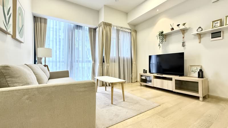 Service Residence for Rent at Star Residences One - Tim Siow - Living Room - PropertyGuru.com.my