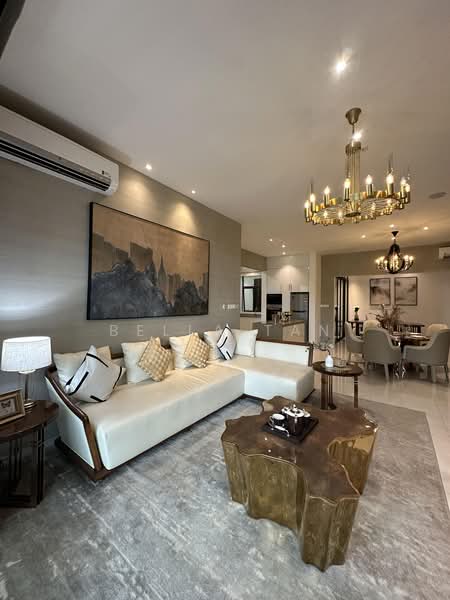 Condominium for Sale at Forest City - Bella Tan - Living Room - PropertyGuru.com.my