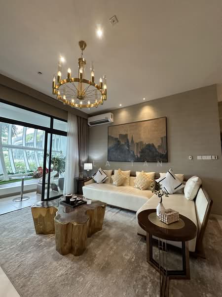 Condominium for Sale at Forest City - Bella Tan - Living Room - PropertyGuru.com.my