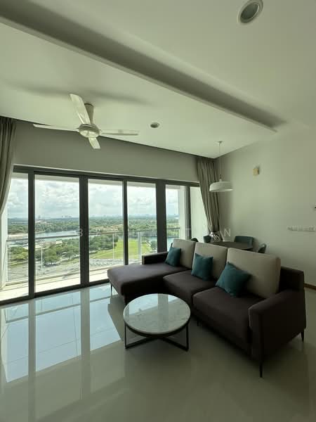 Servis Apartment untuk Dijual di Southern Marina Residences - Bella Tan - Living Room - PropertyGuru.com.my