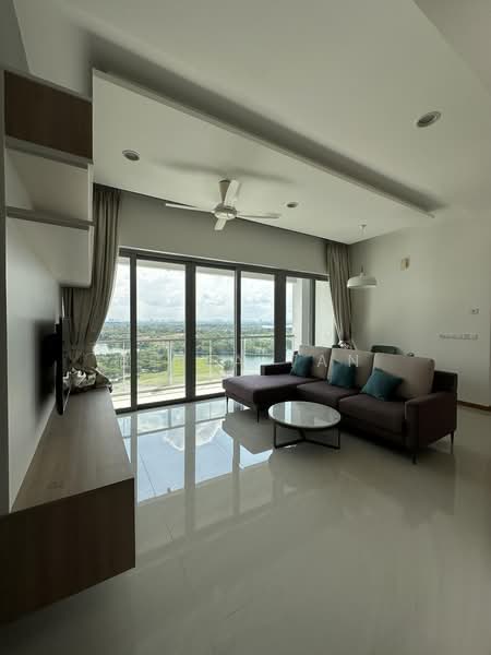 Servis Apartment untuk Dijual di Southern Marina Residences - Bella Tan - Living Room - PropertyGuru.com.my