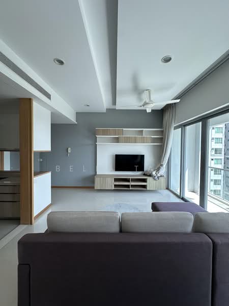 Servis Apartment untuk Dijual di Southern Marina Residences - Bella Tan - Living Room - PropertyGuru.com.my