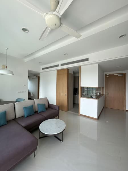 Servis Apartment untuk Dijual di Southern Marina Residences - Bella Tan - Living Room - PropertyGuru.com.my
