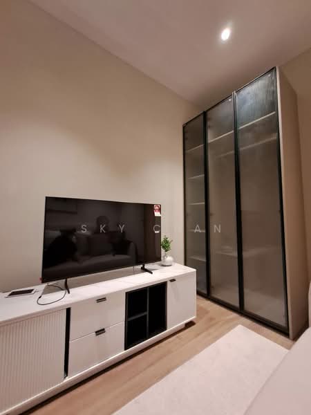 Service Residence for Sale at Armani Raja Uda - Sky Chan - Living Room - PropertyGuru.com.my