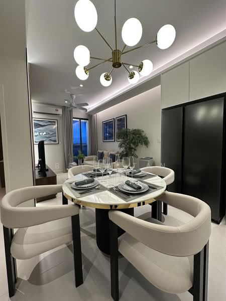 Servis Apartment untuk Dijual di Skypark Kepler @ Lido Waterfront Boulevard - Bella Tan - Dining Room - PropertyGuru.com.my