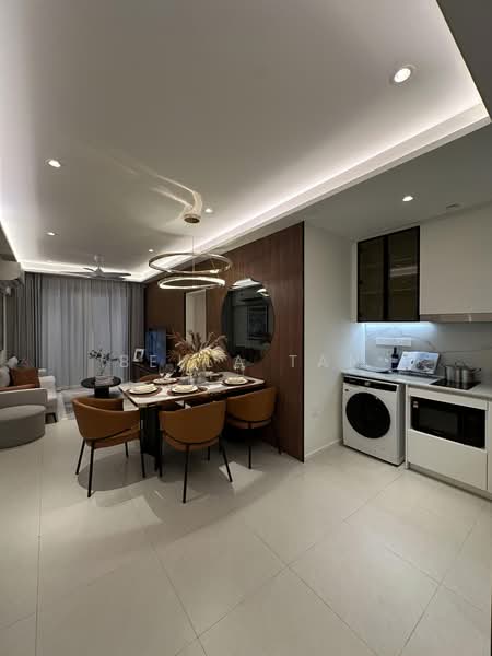 Servis Apartment untuk Dijual di Skypark Kepler @ Lido Waterfront Boulevard - Bella Tan - Living Room - PropertyGuru.com.my