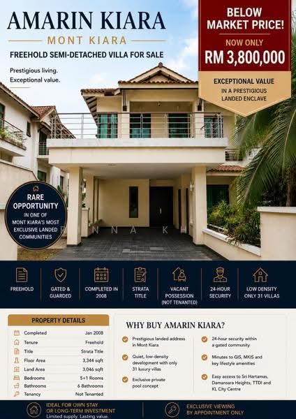 Bungalow House for Sale in Mont Kiara (Kuala Lumpur) - Rinna Khoo - PropertyGuru.com.my