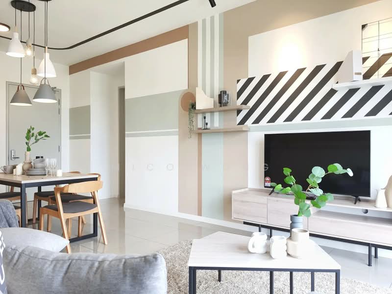Servis Apartment untuk Disewa di The Clio 2 Residences - Mico Wong - Living Room - PropertyGuru.com.my