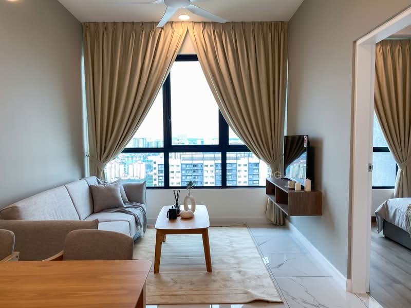 Service Residence for Rent at Cubic Botanical - Mico Wong - Living Room - PropertyGuru.com.my