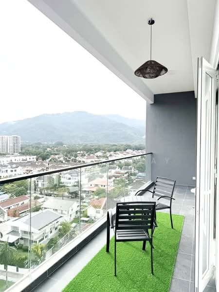 Kondominium untuk Disewa di Codrington Residence - Amber Koay - Balcony - PropertyGuru.com.my