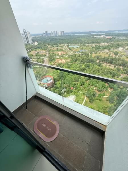 Service Residence for Rent at The M @ Medini Macrolink - Louis Khow - Balcony - PropertyGuru.com.my