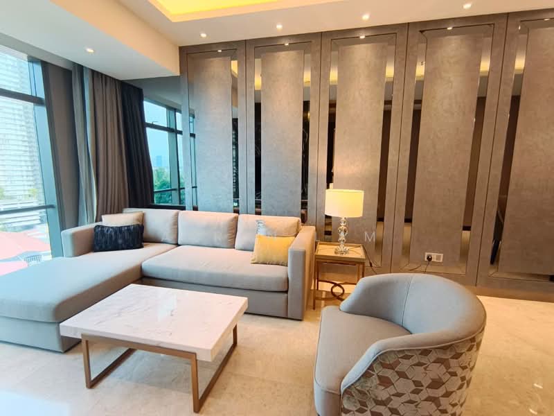 Servis Apartment untuk Disewa di The Ritz-Carlton Residences - Aaron Lam - Living Room - PropertyGuru.com.my