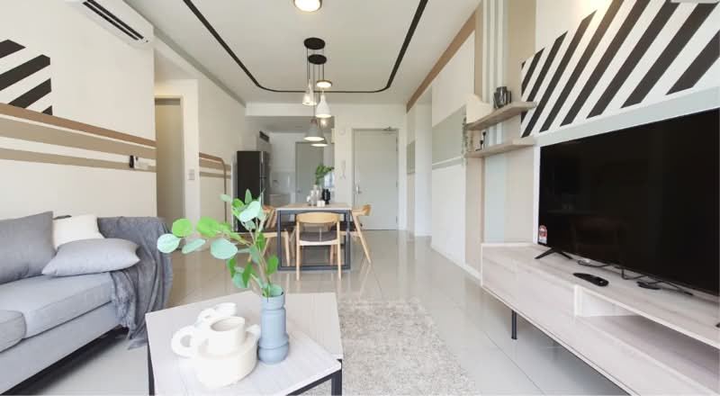 Service Residence for Rent at The Clio 2 Residences - Calvin Loke - Living Room - PropertyGuru.com.my