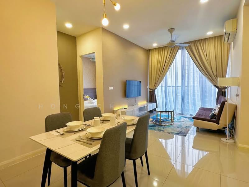 Service Residence for Rent at D'Pristine - Hong Charng Lee - Living Room - PropertyGuru.com.my