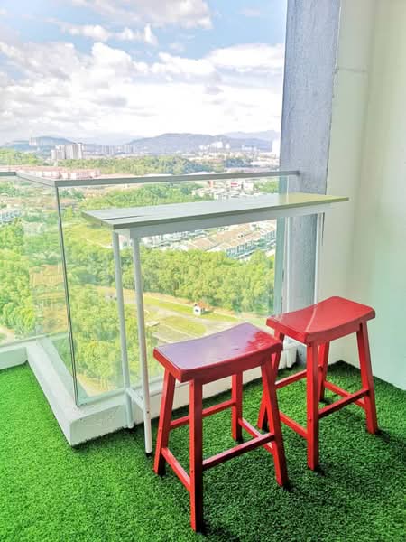 Service Residence for Rent at Silk Residence - Max Chua - Balcony - PropertyGuru.com.my