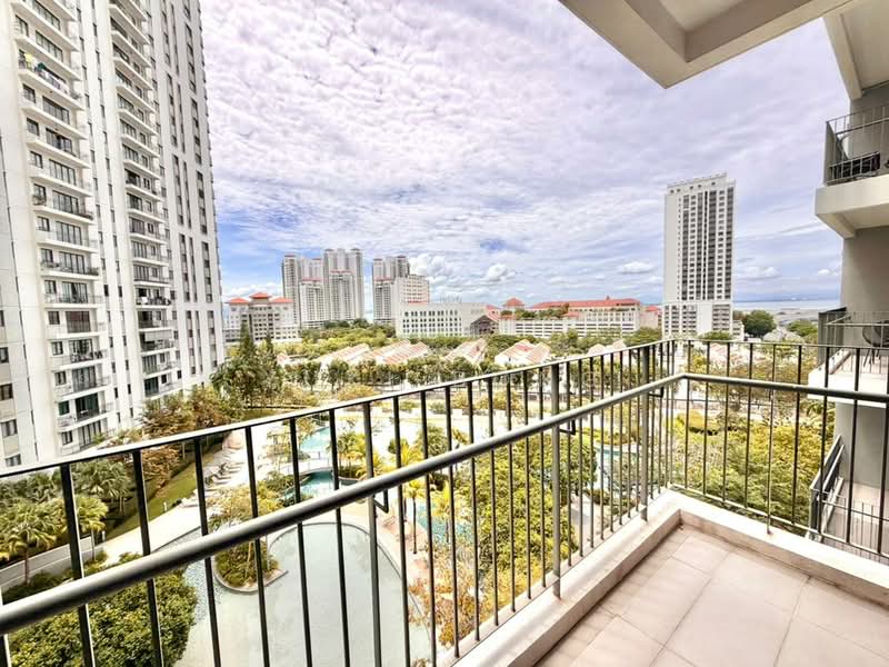 Servis Apartment untuk Disewa di The Tamarind - Yuki Bong - Balcony - PropertyGuru.com.my