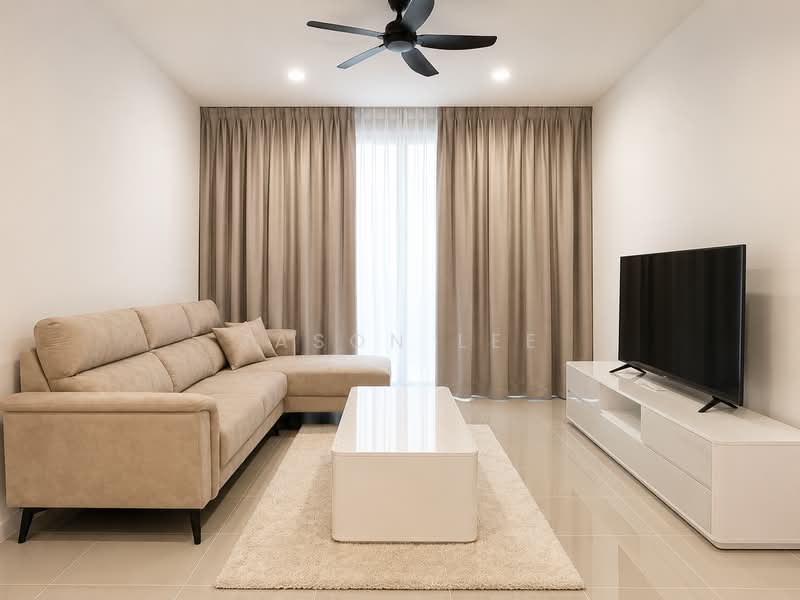 Servis Apartment untuk Disewa di Sunway Belfield - Jason Lee - Living Room - PropertyGuru.com.my