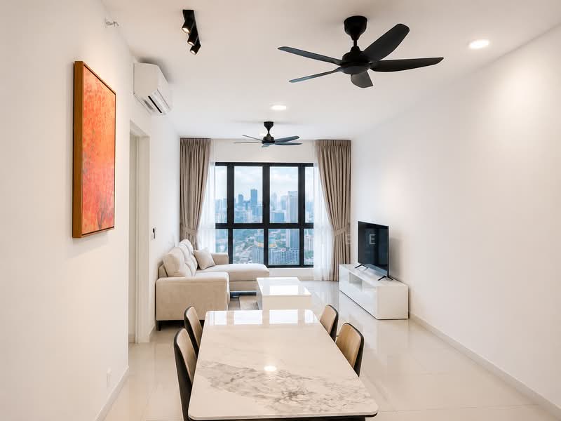 Servis Apartment untuk Disewa di Sunway Belfield - Jason Lee - Living Room - PropertyGuru.com.my