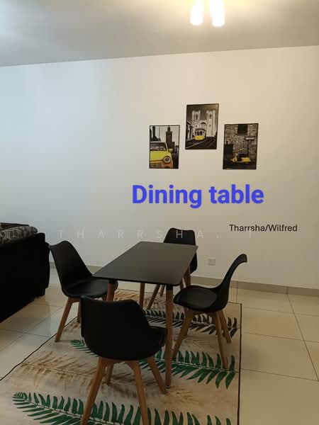Kondominium untuk Disewa di Oasis 2 Residence - Tharrsha. T - Dining Room - PropertyGuru.com.my