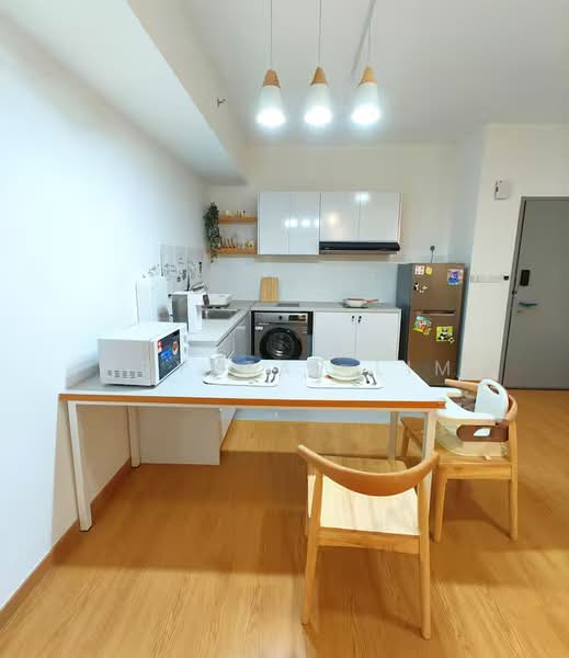 Service Residence for Rent at Maya Bay Residences @ Gamuda Cove - Krystal Lim - Kitchen - PropertyGuru.com.my