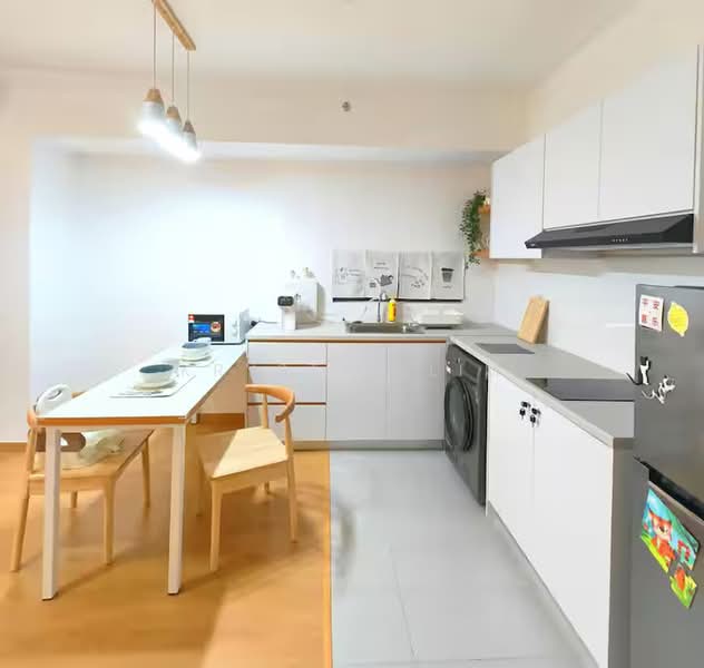 Service Residence for Rent at Maya Bay Residences @ Gamuda Cove - Krystal Lim - Kitchen - PropertyGuru.com.my
