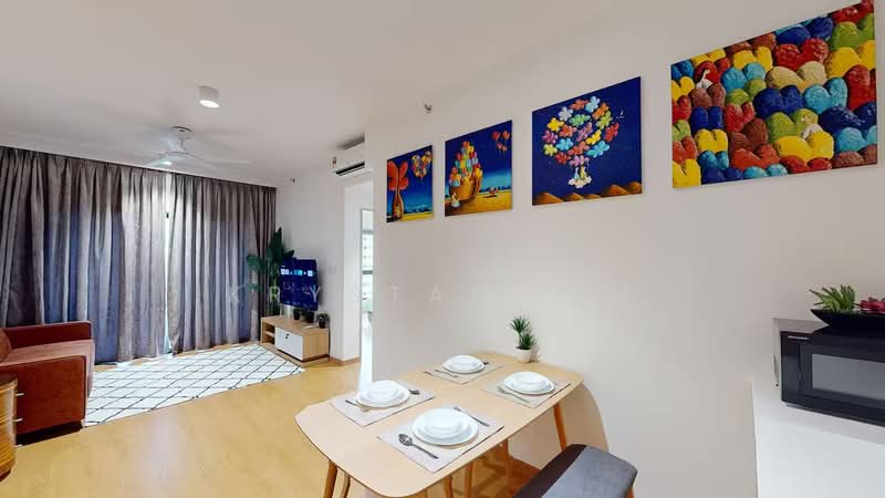 Service Residence for Rent at Maya Bay Residences @ Gamuda Cove - Krystal Lim - Living Room - PropertyGuru.com.my