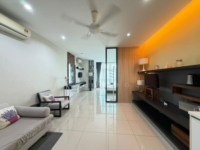 Service Residence for Rent at Twin Galaxy (Dwi Galaksi) - Phoebe Foo - Living Room - PropertyGuru.com.my