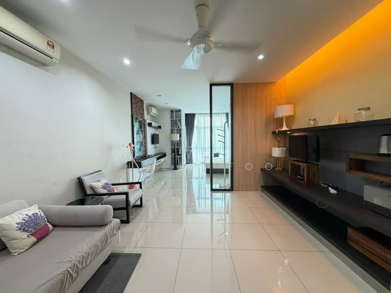 Service Residence for Rent at Twin Galaxy (Dwi Galaksi) - Phoebe Foo - Living Room - PropertyGuru.com.my