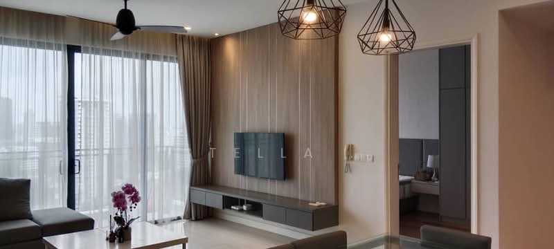Service Residence for Sale at Nadi Bangsar - Stella . - Living Room - PropertyGuru.com.my