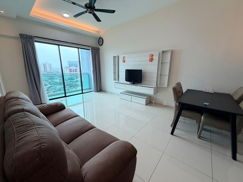Service Residence for Rent at Ong Kim Wee Residence - Sinclair Tan - Living Room - PropertyGuru.com.my