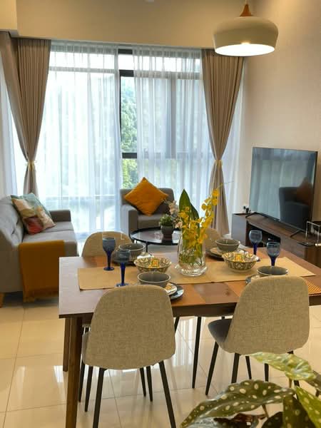 Servis Apartment untuk Disewa di The Ridge - Elisa . - Living Room - PropertyGuru.com.my