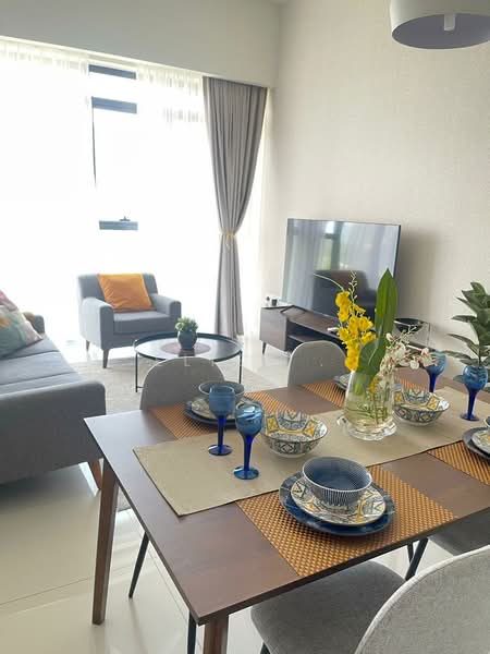 Servis Apartment untuk Disewa di The Ridge - Elisa . - Living Room - PropertyGuru.com.my