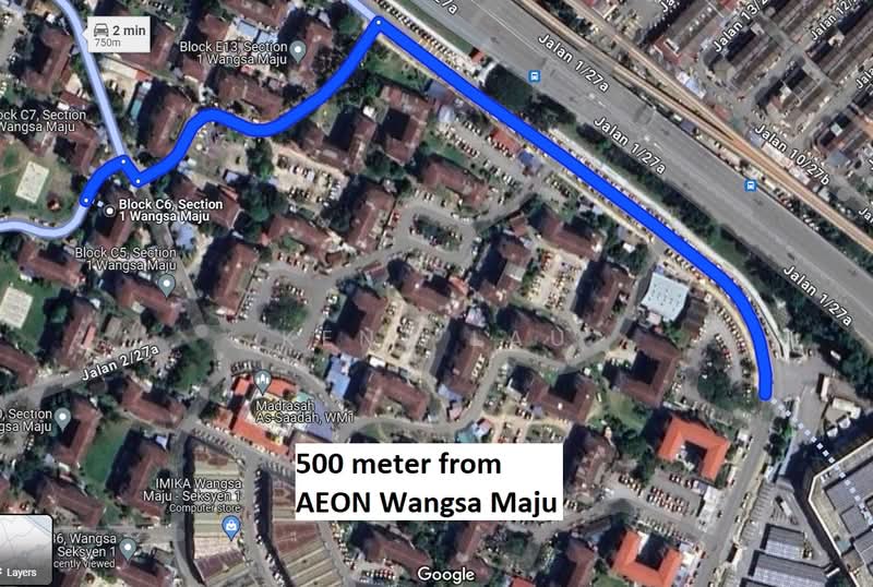 Flat for Rent at Seksyen 1 Wangsa Maju Flat - Kent Lau - PropertyGuru.com.my