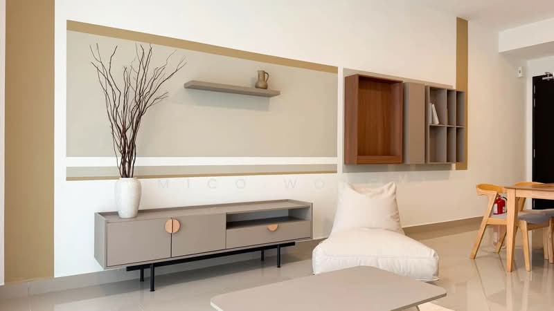 Service Residence for Rent at Residensi Ava @ Kiara Bay - Mico Wong - Living Room - PropertyGuru.com.my
