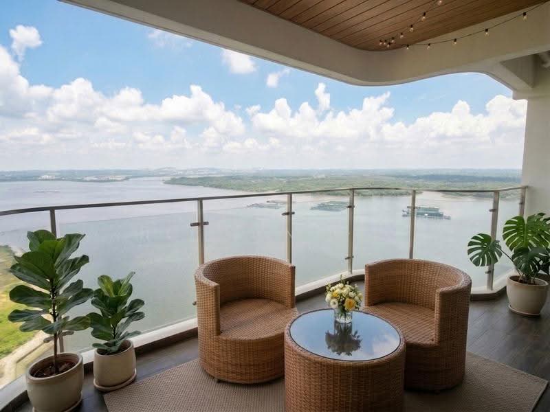 Kondominium untuk Dijual di Lovell @ Country Garden Danga Bay - Neilson Tan - Balcony - PropertyGuru.com.my