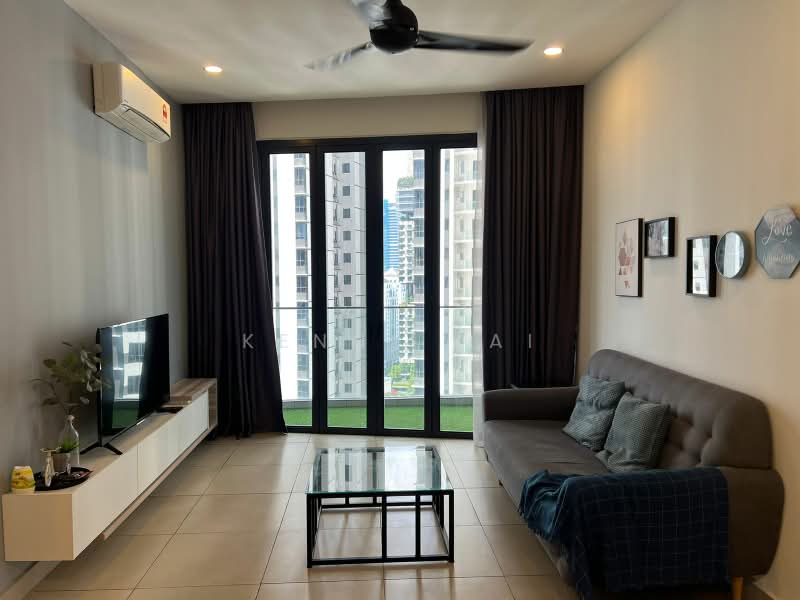 Service Residence for Sale at KL Gateway Residences - Kenny Lai - Living Room - PropertyGuru.com.my